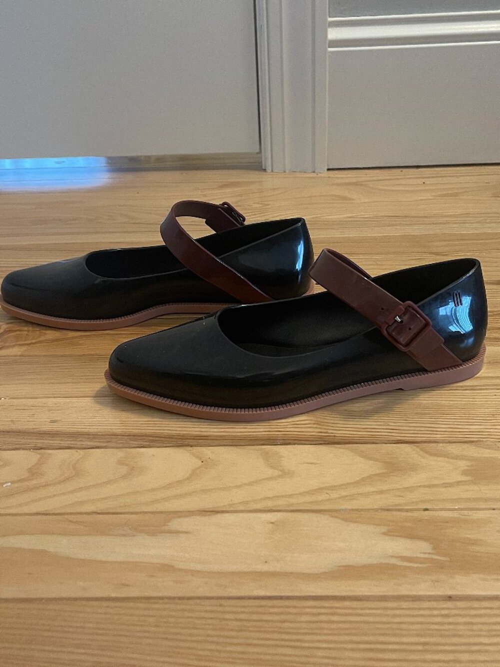 Women's Melissa Mary Jane PVC Flats - Size 8